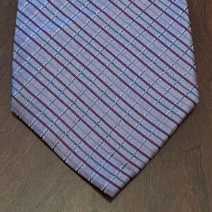 Claiborne Purple 100% Silk Men’s Neck Tie Made In China